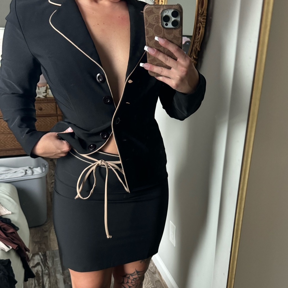 Vintage blazer and skirt set